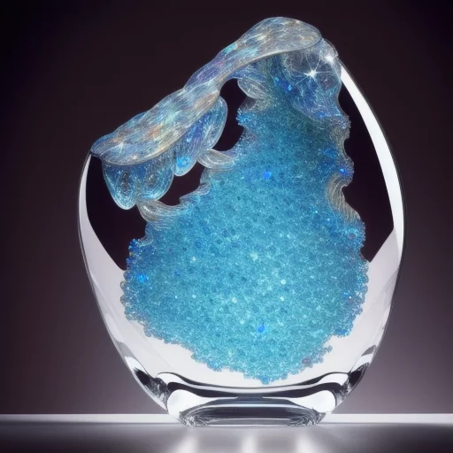 366392539-A beautiful piece of art, a fist made of glass, sparkling, 8k, beautiful highly detailed,.webp
